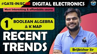 Lec 01 Boolean Algebra amp KMap Part1  Digital Electronics  Recent Trend  GCentrick [upl. by Caia]