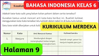 Kunci Jawaban Bahasa Indonesia Kelas 6 Halaman 9 Kurikulum Merdeka Kosa Kata Baru [upl. by Fennie]