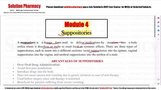 Pharmaceutics 33 Suppositories  Basic Introduction  What Are Suppositories  Pharmaceutics [upl. by Quill]