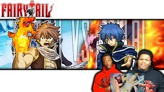 THIS IS WILD Natsu vs Jellal Full Fight  Fairy Tail  Reaction [upl. by Nilya]