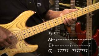 Vanilla Ice ICE ICE BABY Bass Guitar Lesson Under Pressure Queen hook EricBlackmonGuitar [upl. by Theran270]