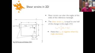 Geodynamics  Lecture 44 Normal and shear strains [upl. by Swan]