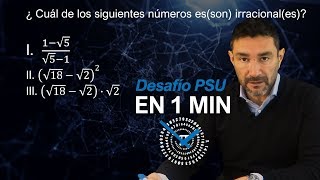 RESUELVO en menos de 1 MINUTO NÚMEROS IRRACIONALES  Profe Mauro Quintana [upl. by Nillok]