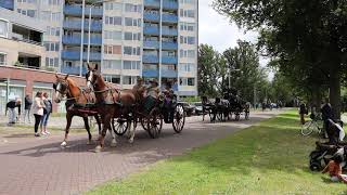 Koetsentocht Velsen Santpoort 31 juli 2021 HD 1080p [upl. by Anotal]