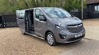 Vauxhall Vivaro LWB crew cab 6 seat finished in metallic grey [upl. by Deonne]