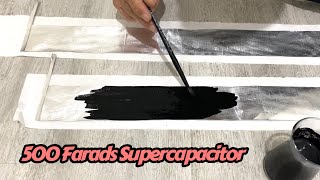 How to Make a Supercapacitor with Aluminum Foil Step by Step Each Detail 500 F [upl. by Vite]