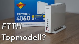 AVM FRITZBox 4060  TriBand WLANRouter für FTTH im Test [upl. by Zendah]