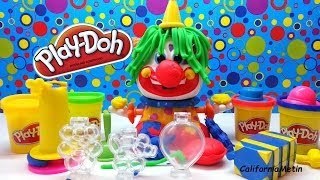 Play Doh Clown Playset Playdough Funny Clown PlayDoh Plasticine [upl. by Bevers109]