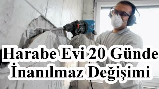 Beylikdüzü Komple Tadilat Dekorasyon Harabe Evi 20 Günde İnanılmaz Değişimi [upl. by Legnaesoj]