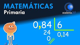 Dividir número decimal entre no decimal de una cifra y mayor [upl. by Assenaj]