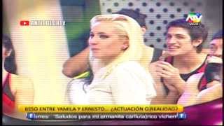 COMBATE Ernesto y Yamila hablan despues del Beso que se dieron 101013 [upl. by Ahsrop]