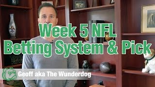 Wunderdog Sports Betting Week 5 NFL [upl. by Sanfo]