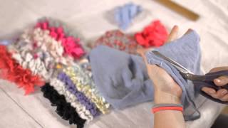 How to Make a Rag Rug  Choosing and Preparing Materials [upl. by Uyekawa]