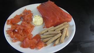 SALMON AHUMADO EN CASA ‐ Hecho con Clipchamp [upl. by Eelyak]