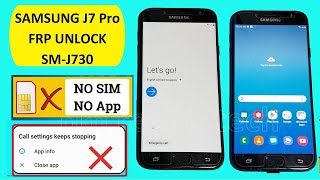 Samsung J7 pro Frp Bypass 2022 SMJ730F Google Account UnlockJ7 Pro Frp Bypass New Trick [upl. by Okiek]