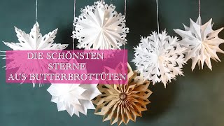 DIE SCHÖNSTEN STERNE AUS BUTTERBROTTÜTEN [upl. by Korns701]