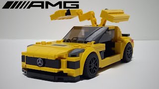 LEGO Mercedes SLS Black Series  Opening Hood  Gullwing Doors [upl. by Anihs]