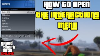 How to Open the Interactions menu in GTA 5 Online [upl. by Ylatfen]