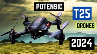 Best Potensic T25 DRONES 2024 Review [upl. by Sinnoda]