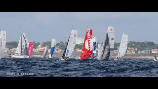 Reportage en mer départ Mini Transat 2021 conditions musclées [upl. by Isador77]