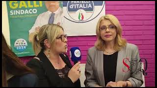 Katia Spagnuolo FdI con Ugo Galli Sindaco [upl. by Ehcnalb]