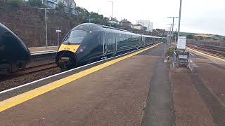 Class 800 Hitachi GWR Service Departing Penzance [upl. by Hecht]