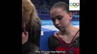 The inhumane reproach of Kamila Valieva’s coach Kam is crying instead of consoling she attacks her [upl. by Nojid]