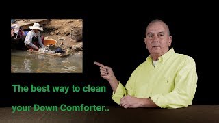 The best way to clean a goose Down Comforter [upl. by Augy]