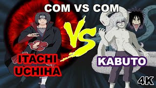 ITACHI VS KABUTO MODE SANNIN  BEST OF 3  COM VS COM [upl. by Damek]