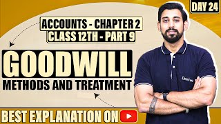 Change in profit sharing ratio and Goodwill  Chapter 2  Accountancy Class 12  Part 9 [upl. by Salvadore]