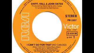 Daryl Hall amp John Oates  I Cant Go For That Dj S Rework [upl. by Annai164]