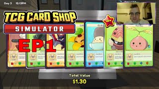 TCG Card Shop Simulator EP1 RARE PACKS [upl. by Mazurek]