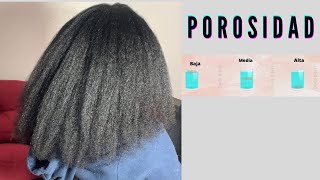 CUIDADOS DEL CABELLO AFRO 4C baja porosidad  crecimiento del cabello afro baja y alta porosidad [upl. by Nilcaj835]