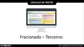 Planilha de Cálculo de Frete Fracionado – Frota Terceirizada [upl. by Aidas857]