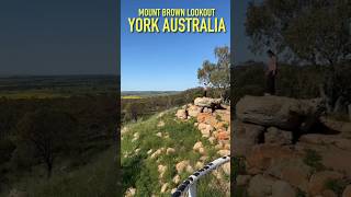 Exploring York Australia View of Avon Valley from Mount Brown Lookout shorts [upl. by Ahtela]