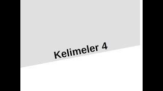 Ders 14 Hollandaca Kelimeler4 [upl. by Gilles317]