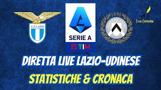 ⚪🔵 Lazio  Udinese ⚪⚫ in diretta live con statistiche e cronaca in tempo reale ⚽ 🥅 [upl. by Elodie]