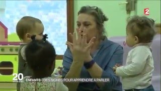 La langue des signes dans une crèche formée par Lingueo [upl. by Ardine]