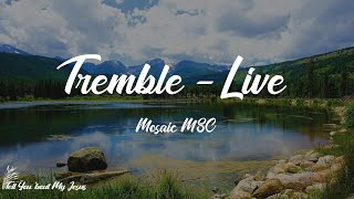 Mosaic MSC  Tremble  Live Lyrics  Jesus Jesus You make the darkness tremble [upl. by Sakul405]