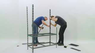 5Tier Heavy Duty Shelving Assembly Video  Screwfix [upl. by Rinaldo]