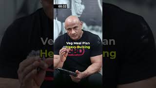 Veg meal plan for Heavy Bulking  Mukesh Gahlot youtubevideo [upl. by Lucic775]