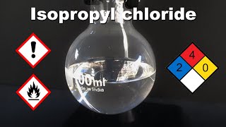 Isopropyl Chloride Synthesis Making an Alkyl Halide  DIY Gasoline Part 1 [upl. by Drandell]