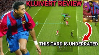 95 Rated Legendary P Kluivert Is Actually Good  Review  eFootball Mobile [upl. by Aizti]