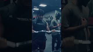 Bicep day 🤟icy hill gym [upl. by Anaeco]