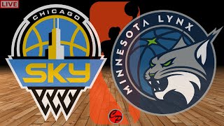 CHICAGO SKY vs MINNESOTA LYNX WNBA BASKETBALL LIVE GAME CAST amp CHAT [upl. by Laurita]