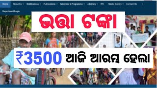 madhubabu pension scheme new big update  ଭତ୍ତା ଟଙ୍କା ଆରମ୍ଭ ହେଲା 3500 [upl. by Brittani983]