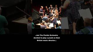 Florida Orchestra Plays Prank on Conductor [upl. by Assecnirp]