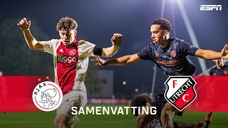 VEEL STRIJD in BELOFTENCLASH op de TOEKOMST 🔥  Jong Ajax  Jong FC Utrecht [upl. by Nikolaos]