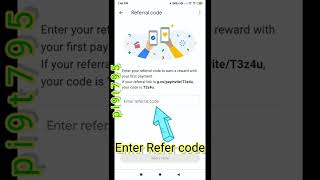 How To Add Referal Code In Google Pay  Gpay  Code 0k4ma5b [upl. by Norraa]