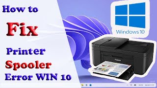 How to Fix Print Spooler Service Error Windows 10 amp 11 [upl. by Nyletac]